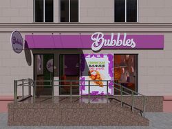 Дизайн кафе Bubbles