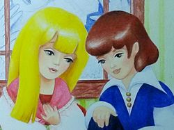 Иллюстрация к сказке "Снежная королева"