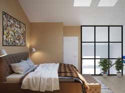 3d visualization of bedroom