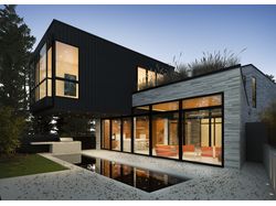 моделирование и визуализация современного дома.