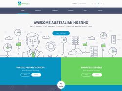 Landing Page for Hosting