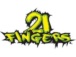 Логотип:21 FINGERS[Векторная графика]