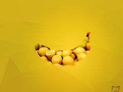 Банан и лимон
