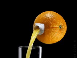100% натуральный апельсиновый сок