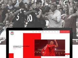 Liverpool FC website redesign