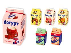 Упаковка для йогуртов