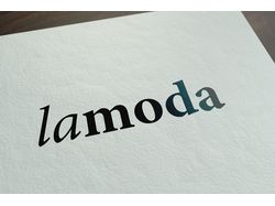 lamoda.ru - Лого интернет-магазина одежды и обуви