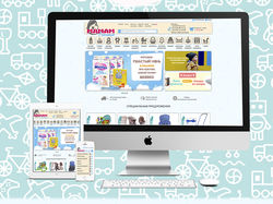 Веб-дизайн интернет-магазина "Мамам в помощь"