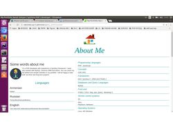 My web site portfolio