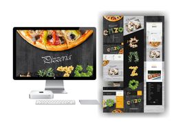 #Дизайн онлайн меню ресторану "Pizzeria" #