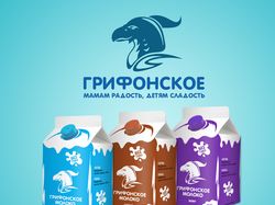 Дизайн молока "Грифонское"