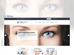 Сайт с адаптивным и гибким дизайном "Eye Clinic".