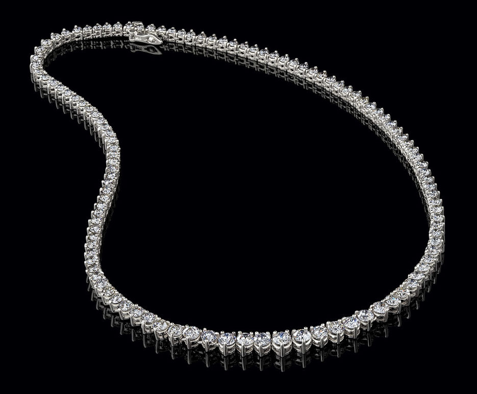 Бриллиантовое колье (ожерелье). Diamond Jewelry.jpg