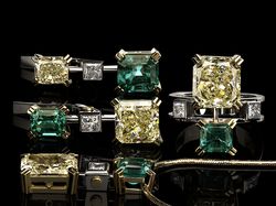 Бриллианты и изумруды. Diamond Jewelry