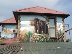 Роспись фасадов частных домов