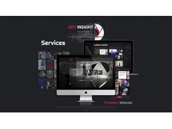 Креативный сайт-портфолио ART Insight