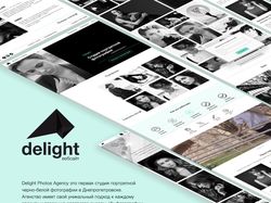 Адаптивный дизайн сайта для Delight Photo Agency