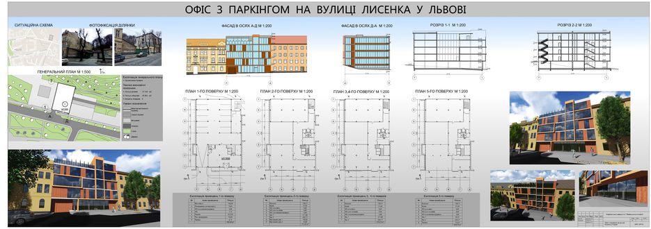 Офіс з паркінгом на вулиці Лисенка у Львові.jpg