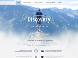 Дизайн сайта туристичекого агенства "Discovery"
