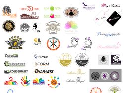 Логотипы (уникальные, стилизованные, абстрактные)