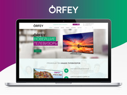 Корпоративний сайт-визитка для бренда ORFEY