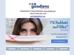 Responsive Email Template для компании "Goodlens"