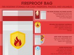 Fireproof Bag infographic