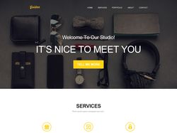 Golden-One-Page-Web-Landing Page