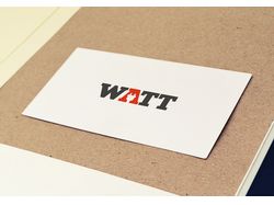 Лого магазина электрики Watt