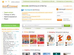 Сайт вопросов и ответов жителей Москвы