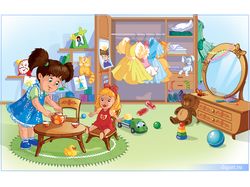 В комнате