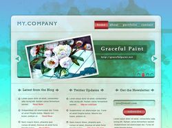 Дизайн сайта Graceful Paint
