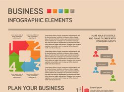 Шаблон бизнес-инфографики