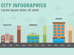 Шаблон инфографики городской инфраструктуры