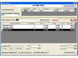 POS-терминал для магазина (Access)
