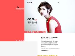 PSD Template. Online store (Home Page)