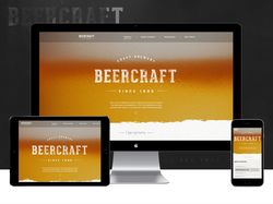 Сайт частной пивоварни "BeerCraft"