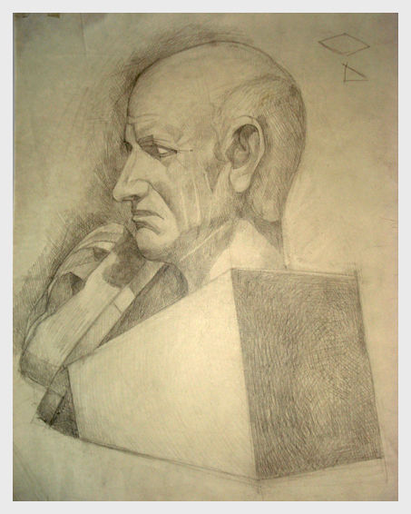 Академический рисунок гипса "гипсовая свалка".jpg