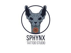Логотип для тату-студии "Сфинкс"