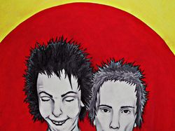 Johnny Rotten and Sid Vicious