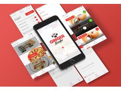 Дизайн мобильного приложения заказа суши - Ginger