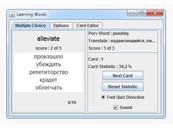 Learning Words - Java Swing приложение