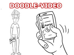 doodle-video (дудл видео) для "БонАрт"
