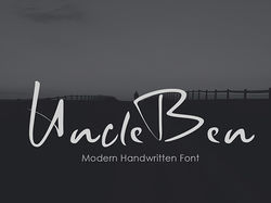 UncleBen - Signature Font