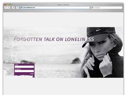 Splesh screen социальной сети "Talk lonelines"
