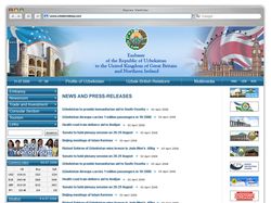 Сайт посольства Республики Узбекистан в Лондоне
