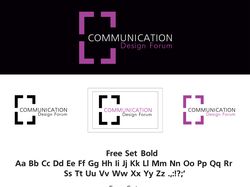 Фирменный стиль "Communication design forum"