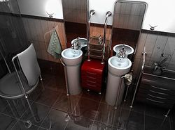 Дизайн интерьера. Ванная комната.