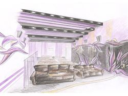 Интерьер кинотеатра в бизнес центре