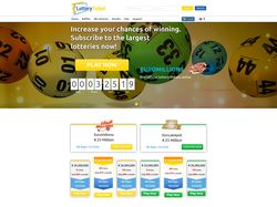 Дизайн сайта Lottery Ticket2